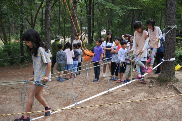 ▲ 여주시 황학산수목원 숲속학교 12기 성료