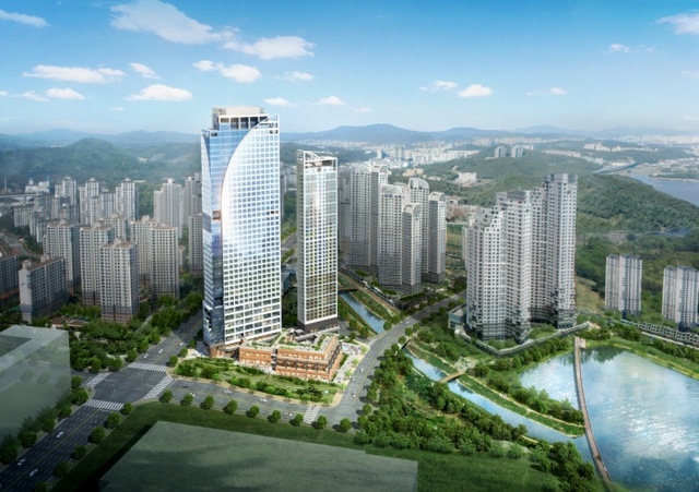 ▲ 광교 SK VIEW Lake tower 조감도