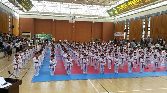 ▲ 군포시 태권도협회 승급심사