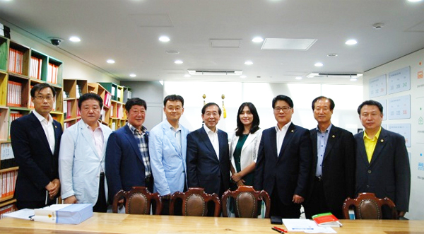 ▲ 박원순 시장과 면담
