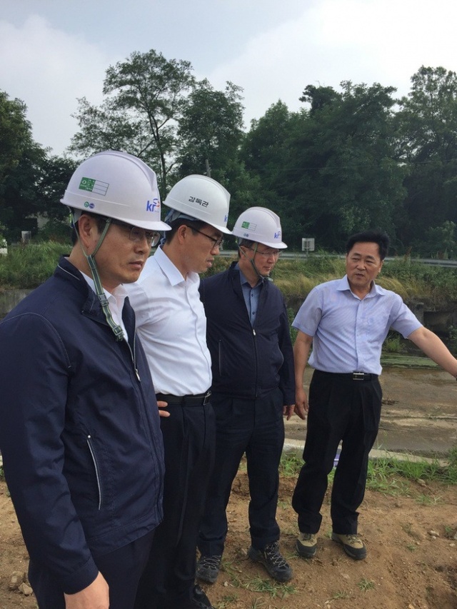 ▲ 한국농어촌공사 평택지사  우기대비 현장설명
