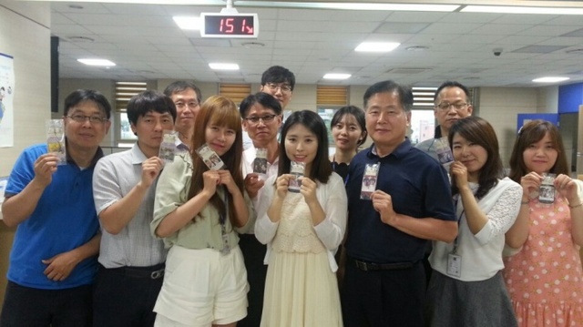 ▲ 회천2동 청렴방향제