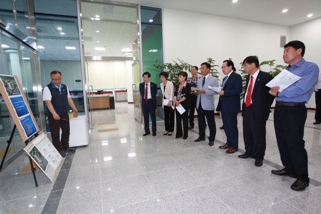▲ (의회)의왕시의회, 고천동주민센터 공사현장 점검