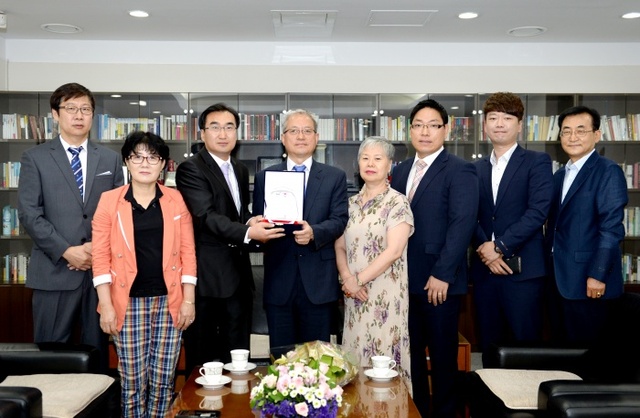 ▲ 국가계획 확정 감사패 전달식