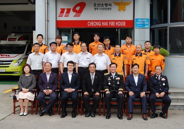 ▲ 오산시의회 시의원단, 오산소방서 방문4