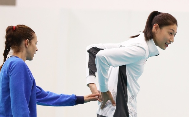 ▲ 허리 아픈 김연경.연합뉴스