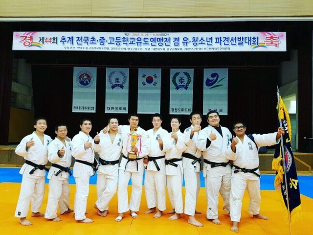 ▲ 화성 비봉고 유도팀