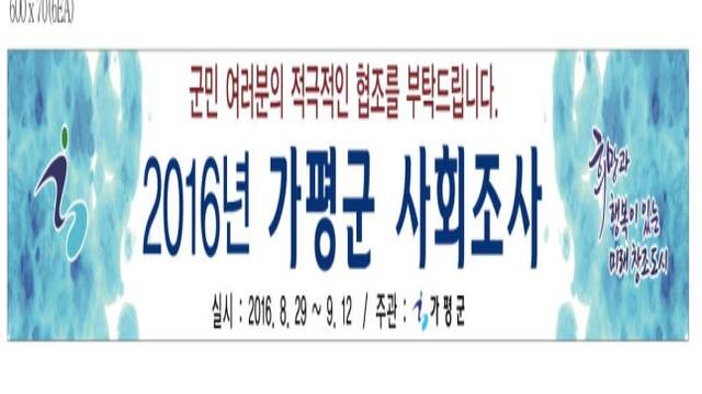 ▲ 사회조사 홍보