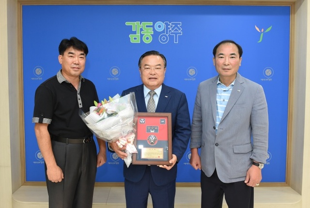 ▲ 6군단 을지연습 감사패