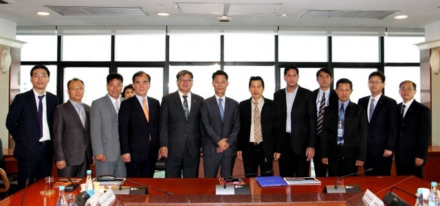 ▲ 평택항물류대표단 태국항만공사와 양항활성화간담회 기념