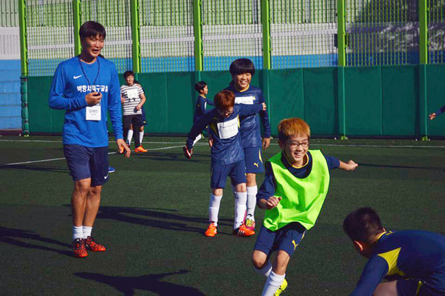 ▲ 박항서 축구교실