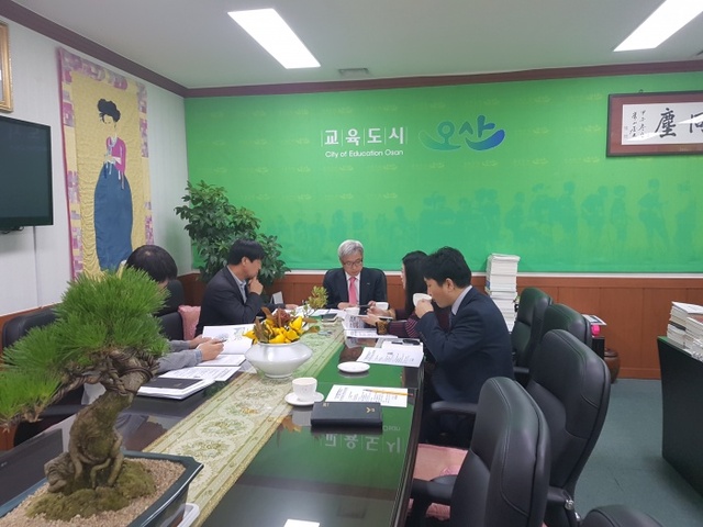 ▲ 뷰티타운 한국지사장 면담...
