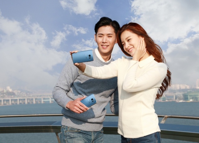 ▲ 갤럭시 S7 블루 코랄 출시 (1)