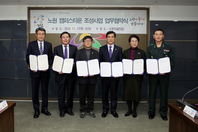 ▲ 노원 캠퍼스타운 공동 추진 업무 협약식(1)