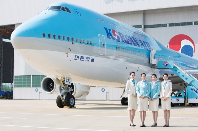▲ 대한항공 B747-8i 외관