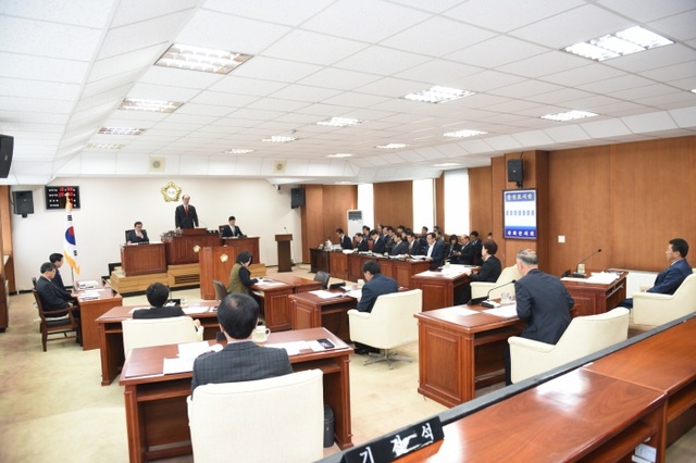 ▲ 강화군의회 개회식(제237정례회)