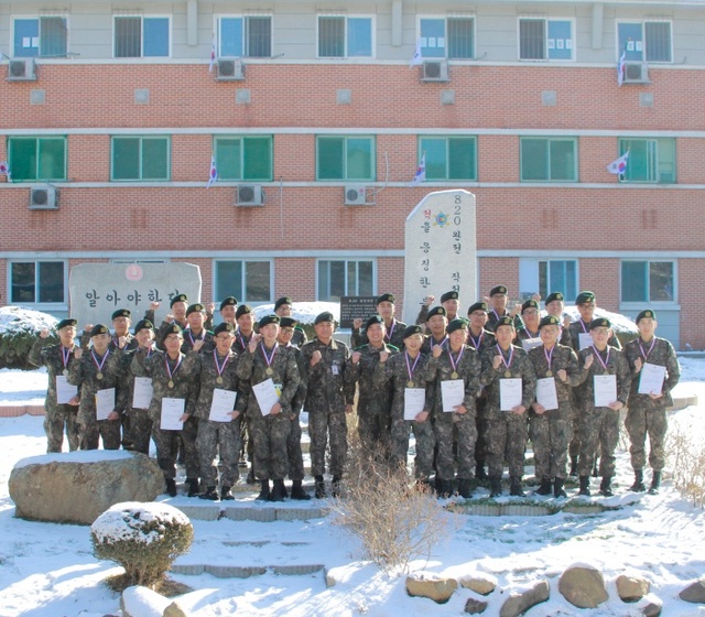 ▲ 백호포병대대 독서마라톤대회