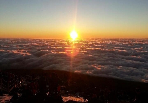 ▲ 한라산 백록담 해돋이 [한라산국립공원관리소 제공 = 연합뉴스]