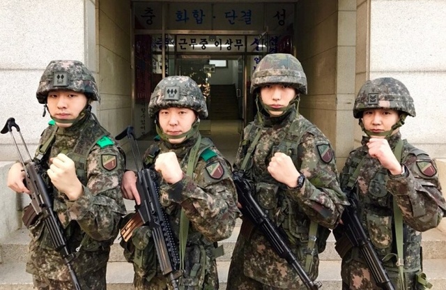▲ 3경비단 수문개중대 장병들