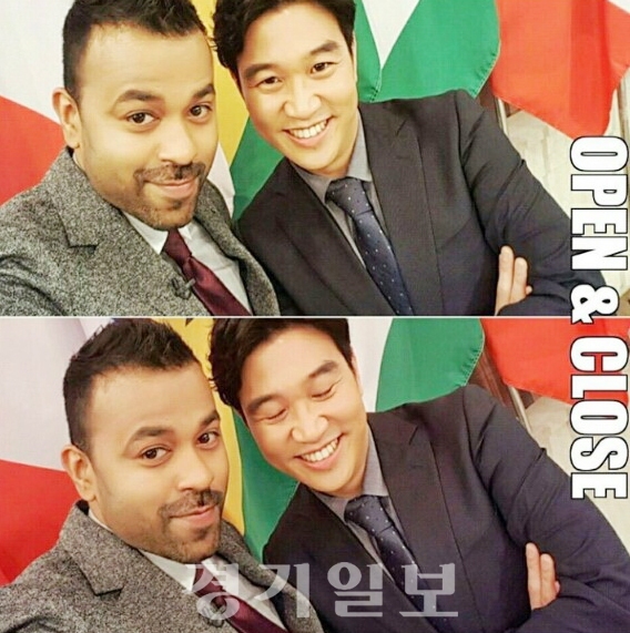 ▲ ‘비정상회담’ 조승연 인도형 럭키와 인증샷