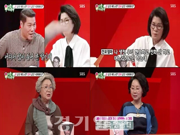 ▲ SBS ‘미운 우리 새끼’ 대한민국 며느리가 싫어하는 시어머니상
