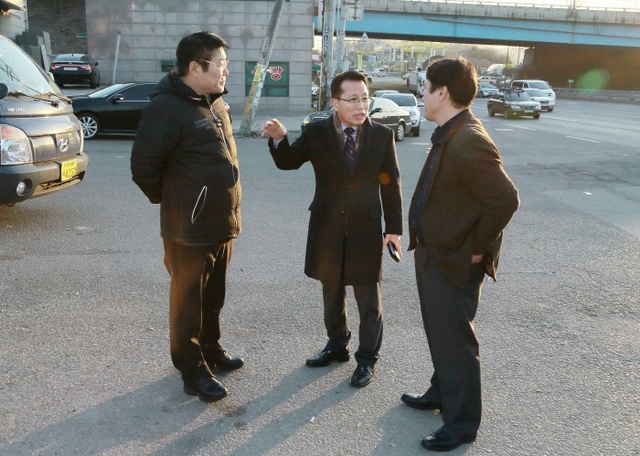 ▲ 안산-현장을 방문중인 정승현 부의장