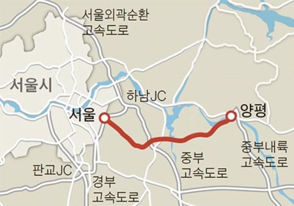 ▲ 광주시, 상급기관의 대형 사업으로 퇴촌·남종 지역 균형 발전 기대(서울~양평#291AD6