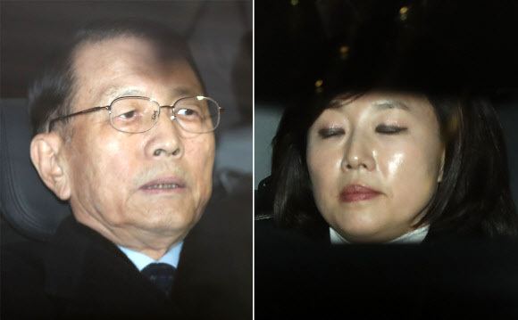 ▲ 사진=연합뉴스, 특검팀, '블랙리스트 윗선' 김기춘 전 실장ㆍ조윤선 문체부 장관 구속영장 청구