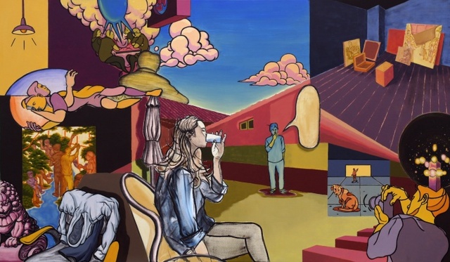 ▲ 2.보통의 시간_200×115cm_ acrylic on canvas_2015
