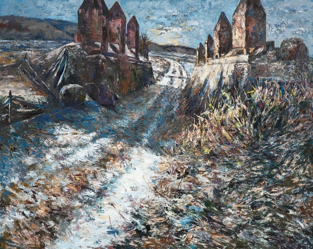 ▲ 옛길_캔버스에 유화_227.3×181.8cm_2012