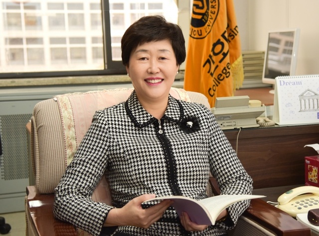 ▲ 유문숙 간호대학장