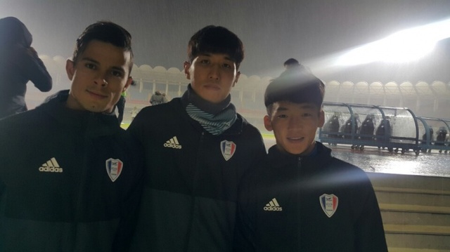 ▲ ACL 초년병 3총사 조나탄, 김민우, 박기동.수원 삼성 제공