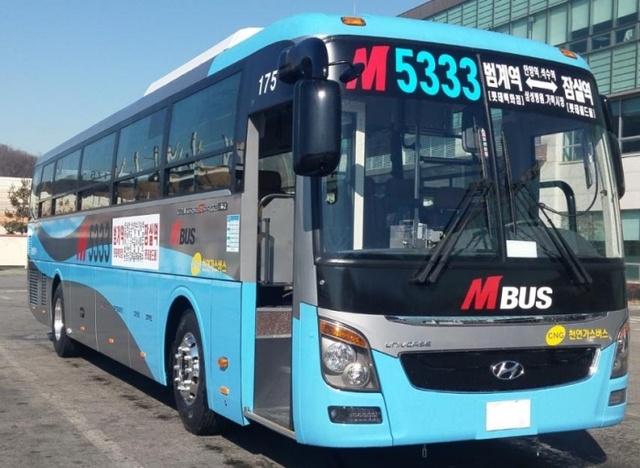 ▲ M5333번 광역급행버스