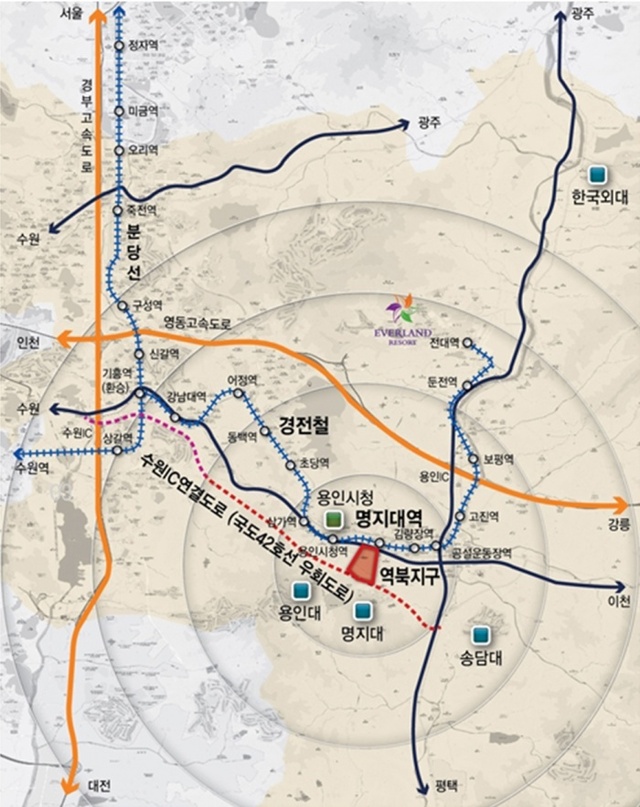 ▲ 3-2역북지구위치도