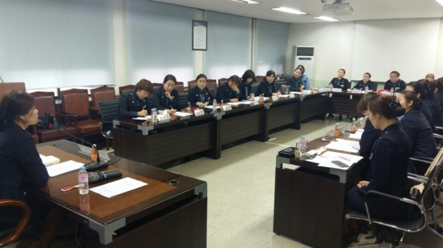 ▲ 광명경찰서는 4일 녹색어머니회 활성화 방안 및 어린이 교통안전확보를 위한 간담회를 개최했다. 광명경찰서 제공