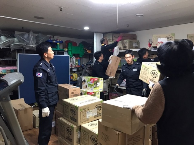 ▲ 서특단 3008함 봉사활동