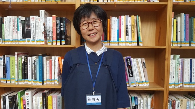▲ 박영숙 느티나무 도서관장