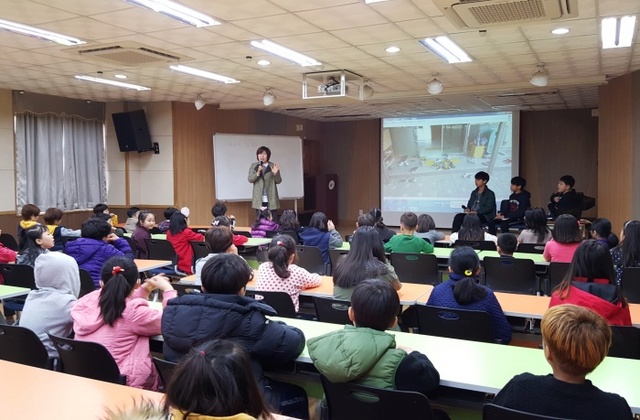 ▲ 사진1 가평상면초_0523 학생자치회 한울 '다모임'