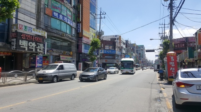 ▲ 의정부시 제일시장 부근 도로변