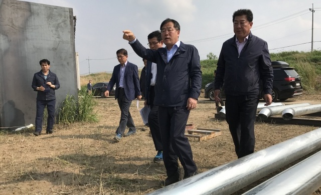 ▲ 정승 사장 현장방문