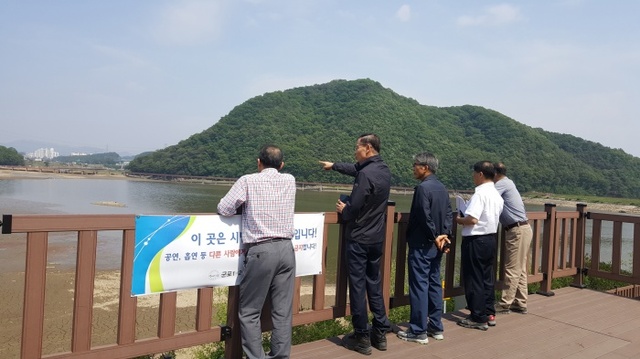 ▲ 6월 1일-군포 가뭄대비 현장 점검(반월호수) (2)