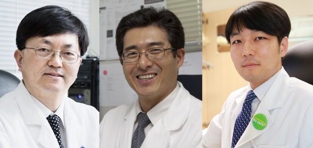 ▲ [사진]_서울대병원_피부과_김규한_교수(좌),_서울대병원_성형외과_최태현_교수(가운데),_분당서울대병원_성형외과_정재훈_교수(우)