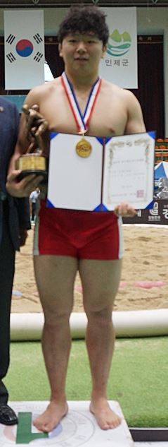 ▲ 경기대 이정훈.대한씨름협회 제공