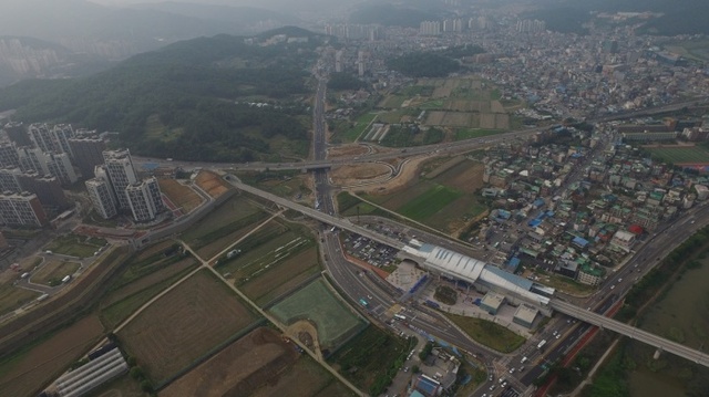 ▲ 광주시, 광주역사 연결도로(시도27호선) 임시개통