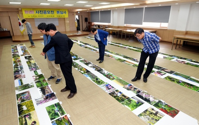 ▲ 평강식물원 사진공모전 예비심사