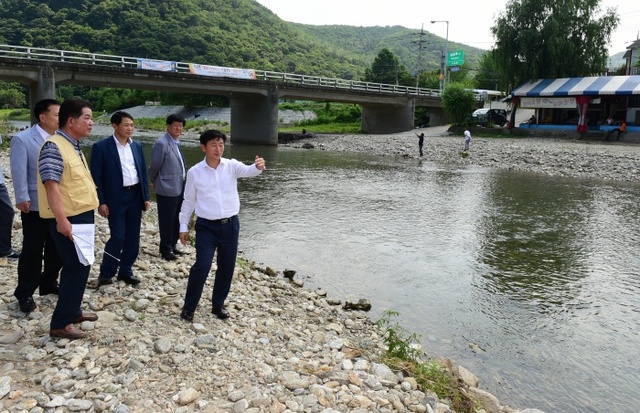 ▲ 김동근 부지사 여름철 안전 현장점검3(가평대성리)