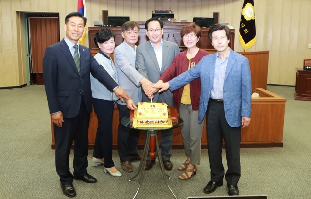 ▲ 의왕시의회 개원 3주년 기념식