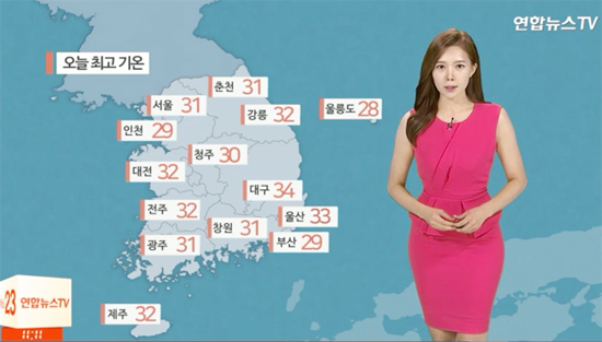 ▲ 오늘(9일) 무더위 기승, 제주·경북해안 폭염주의보…밤부터 강한 비. 연합뉴스TV