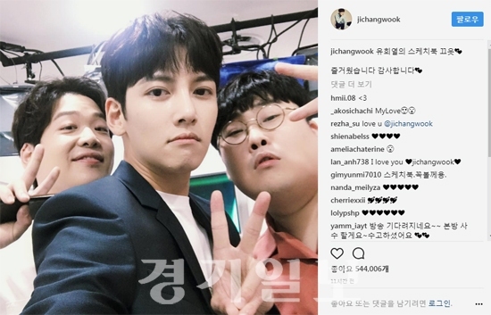 ▲ 지창욱 투빅과 ‘유희열의 스케치북 출연‘. 지창욱 인스타그램