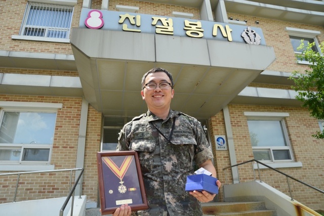 ▲ 8사단 헌혈왕